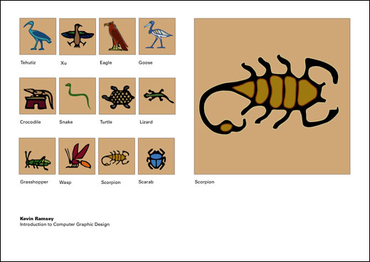 Kevin Ramsey Hieroglyphic Design